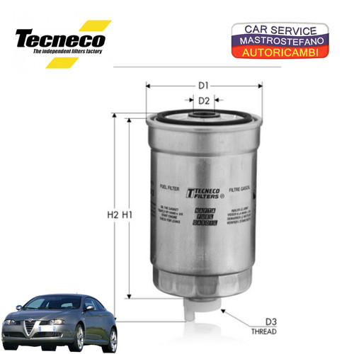 Filtro gasolio alfa - gt, >10