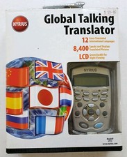 Nyrius Global Talking Translator LT12 con 12 lingue internazionali *Nuovo/Aperto
