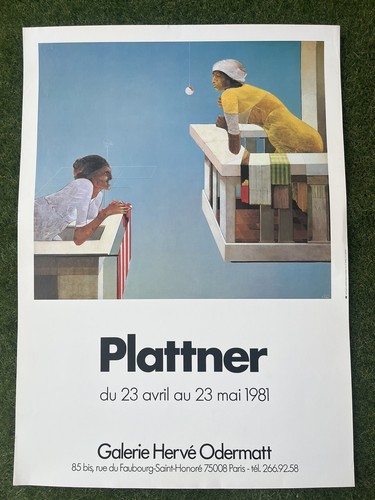 Plattner affiche exposition - plattner,