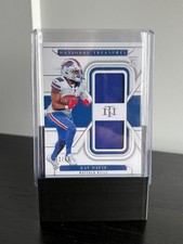 2024 Panini National Treasures - Rookie Doppio Materiale Ray Davis #RDM-52/99