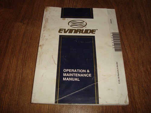 Evinrude operation - operation, &