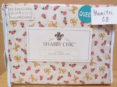 Set lenzuola queen shabby chic
