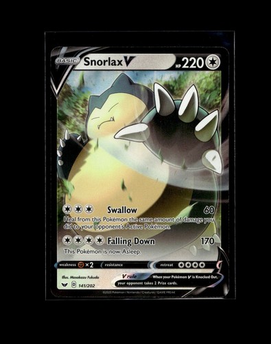 Carta pokemon snorlax - pokemon,