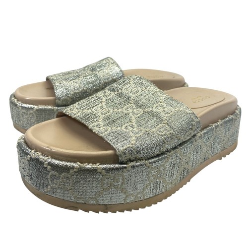 Gucci sandali plateau - , gg