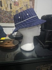 Cappello unisex pescatore 100% COTONE col. BLU a righe Mis. 55 SCONTO 30%