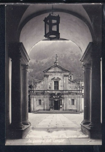 Cartolina santuario oropa - santuario, d'oropa