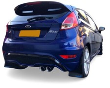 rallyflapZ | Mudflaps ADATTO Ford Fiesta Mk7.5 ST180 | ST200 Nero 4mm PVC *G RFRB