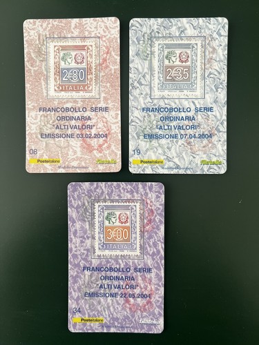 Alti valori tessere - -3,