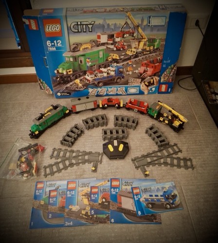 Lego city 7898 treno - treno, merci