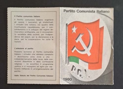 Pci italian communist party - pci,