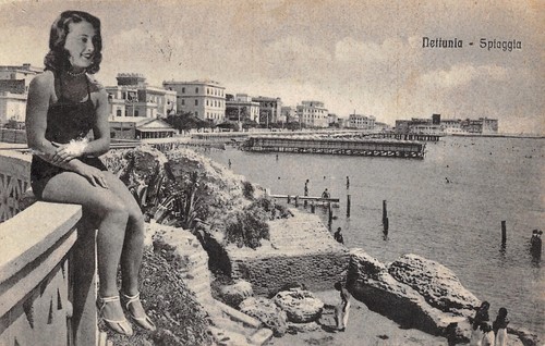 840 cartolina nettunia anzio - nettunia,