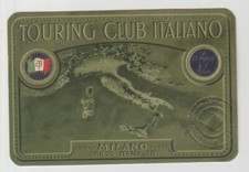 TOURING CLUB TCI VECCHIA TESSERA CON FOTO ABITANTE DI RONCOFREDDO FORLI' #BANC17