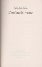 Libro - L'ombra del vento - Carlos Ruiz Zafon