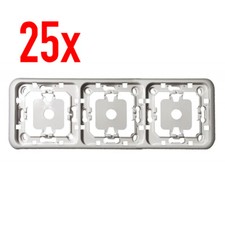 25x Simon 73630-30 3-fach Telaio 3 Elementi Bianco Neve Bianco Serie 73