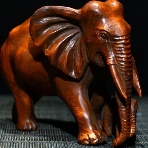 Statua madre figlio elefante - statua,