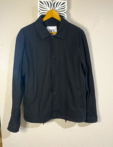 Zara giacca uomo nera - zara,