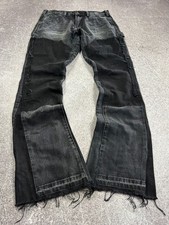 VINTAGE STREETWEAR WASHED JAPANESE STYLE DISTRESSED WASH JEANS 90S Y2K