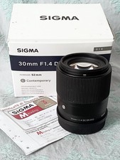 SIGMA 30mm F1.4 DC DN lens for