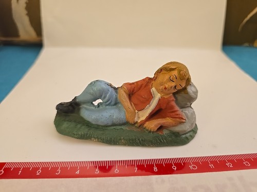 Personaggio presepe vintage - personaggio,