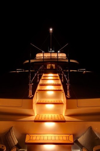 4pz luci marine led - 12v, giallo