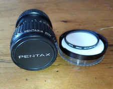 Pentax-A SMC Zoom 35-70 mm 1:4 con filtro Pentax Skylight SMC 58 mm
