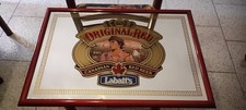 Specchio pubblicitario vintage Birra Labatt's 63x43cm