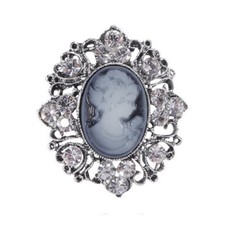 Spilla gioiello cammeo - , busto