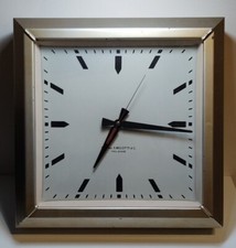 GRANDE OROLOGIO DA PARETE QUADRATO S. A. ing. BELOTTI & C MILANO