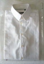 SISLEY CAMICIA UOMO SLIM FIT ELEGANTE MANICHE LUNGHE BIANCA TAGLIA S (38) SHIRT