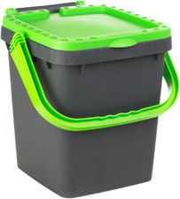 | Pattumiera per Raccolta Differenziata 20 Lt, Bidone Spazzatura in Plastica Ric