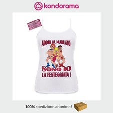 Canotta bianca con stampa