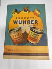 quaderno pubblicitario Wuhrer Brescia