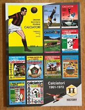 CARTOLINA PANINI HISTORY CALCIATORI 1961-1972 COPERTINE ALBUM