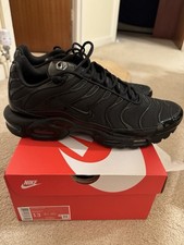 Nike Air Max Plus Nero Nero UK 12 Scarpe da Ginnastica Uomo