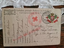 Franchigia Delegazione Croce Rossa Italiana II Armata 1917 EL116