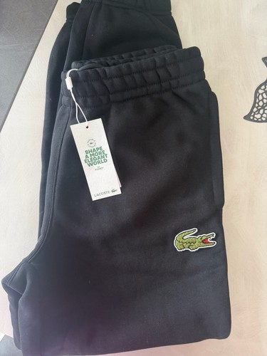 Tuta lacoste unisex nera - tuta,