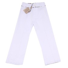 9639O pantaloni bimba bianco