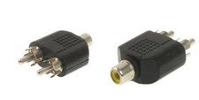 RCA F to 2M Connector Adapter