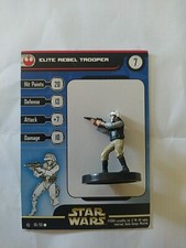 Star Wars miniatures - Elite Rebel Trooper 06/60 - Wizards Of The Coast - Rebel