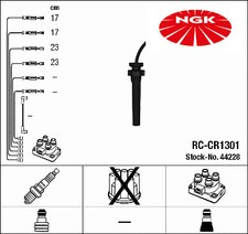 KIT CAVI ACCENSIONE 44228 NGK