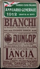 Libro Annuario generale 1912 - Touring Club Italiano - illustrato