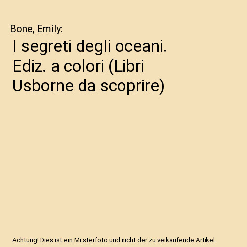 Segreti degli oceani - oceani., ediz