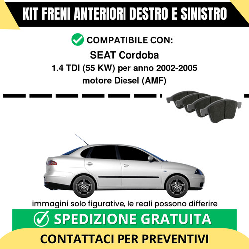 Pastiglie freno anteriori per - pastiglie,