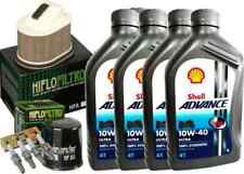 KIT/TAGLIANDO KAWASAKI Z 750 R 2011/2012 SHELL 10W40 FILTRO OLIO ARIA CANDELE