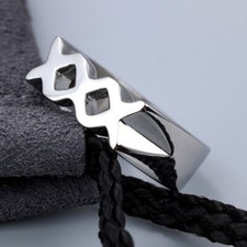 Anello Moda Tre XXX Acciaio