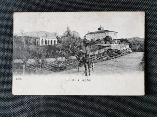 Cpa rieti villa - -, stoli