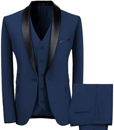 Uomo blu abito smoking pc - blu, 3