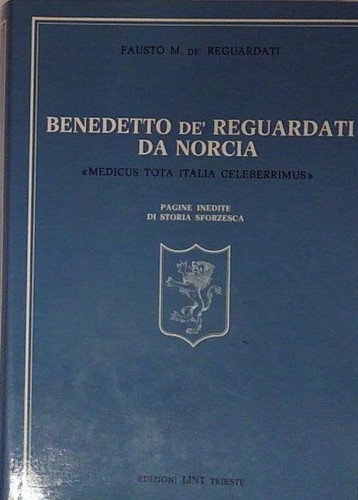 Benedetto reguardati da - de,