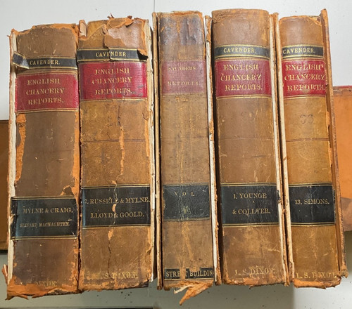 Lot antique law books - antique,
