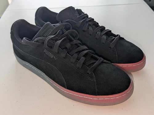 Puma uomo camoscio nero - uomo,